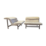 Pair of Italian chairs Wave by Giovanni Offredi