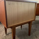 Pair of Scandinavian bedside tables from the 60s in teak