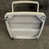 Side table on casters