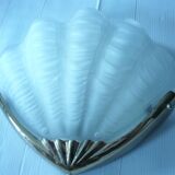 Pair of art deco style shell wall lights from the 60s/70s