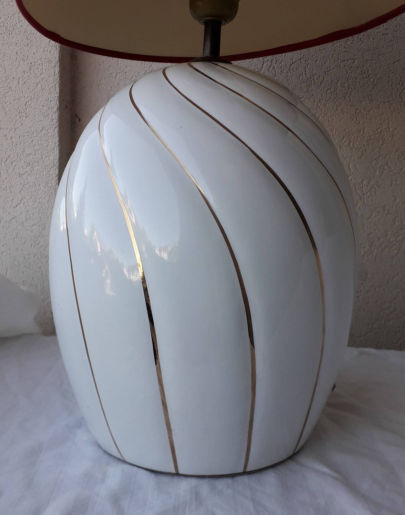 Lampe en céramique style Tommaso Barbi