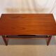 Expandable Scandinavian teak coffee table