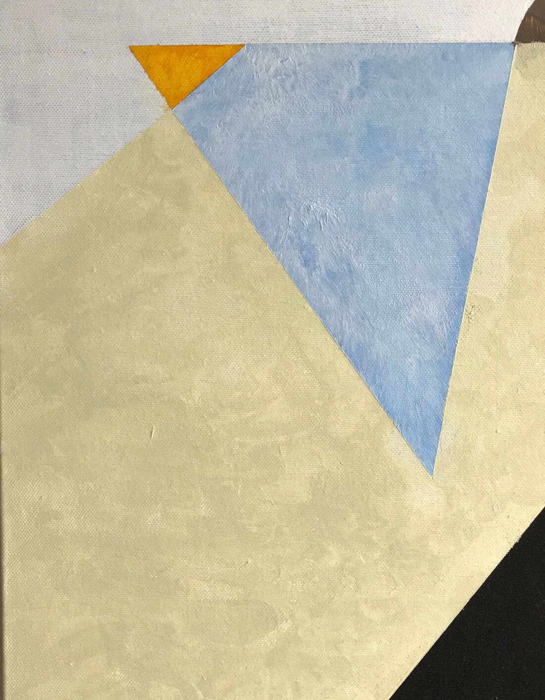 Abstract painting - Oil on canvas - 90 x 90 cm