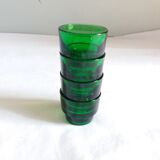 Set of 4 glass shells