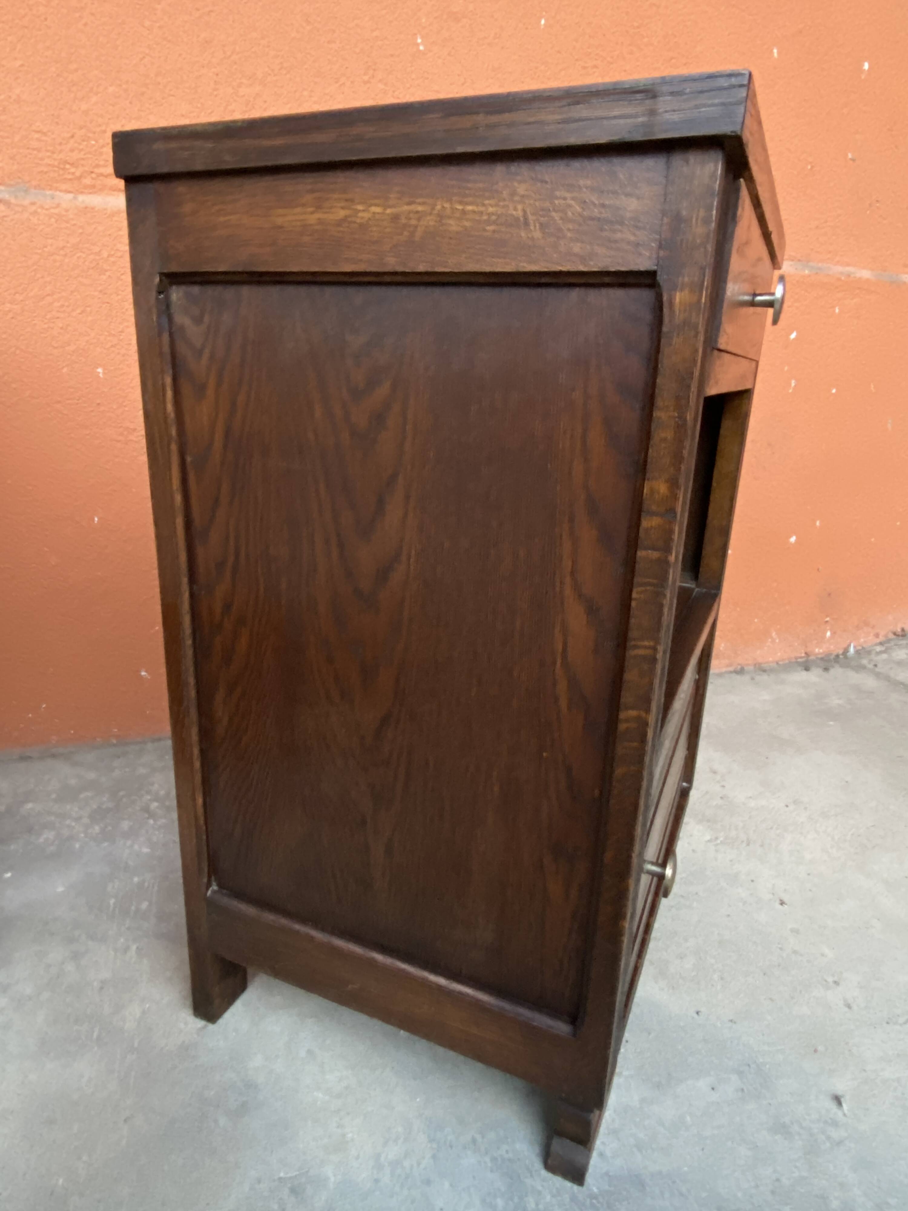 Paire de chevets Art Deco vintage 1950s