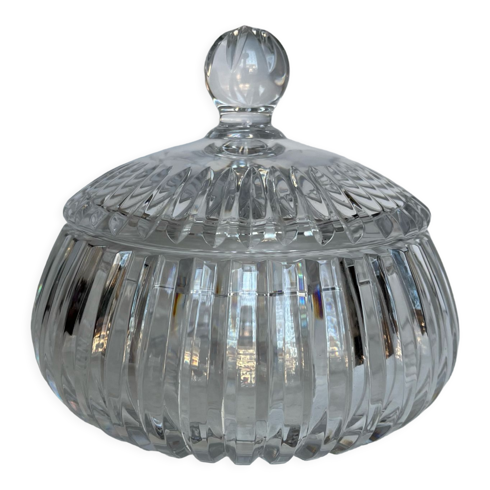 Cut crystal candy box