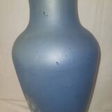 Large vase decorated with flowers