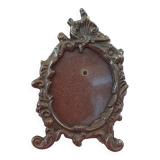 Cadre photo ancien en bronze