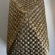 Boite pyramide céramique dorée 1960 travail italien dlg Fornasetti Ponti
