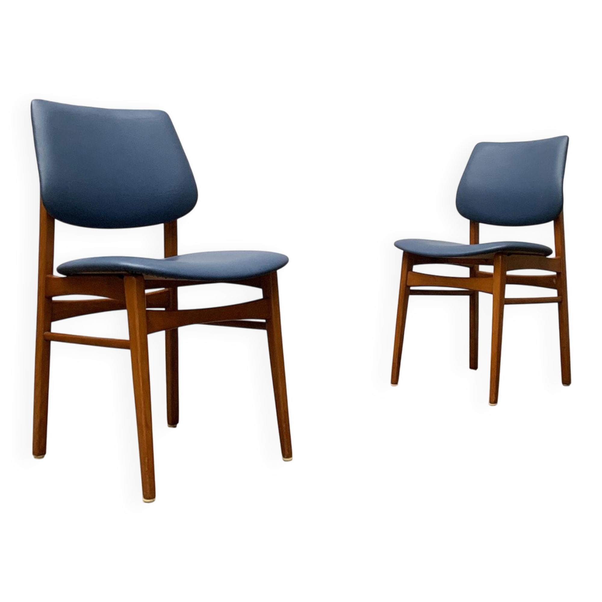 Ensemble de chaises en bois de style mi-siècle
