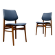 Ensemble de chaises en bois de style mi-siècle