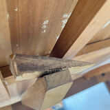 Teak table with extensions