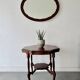 Antique Oval Mahogany Wall Mirror