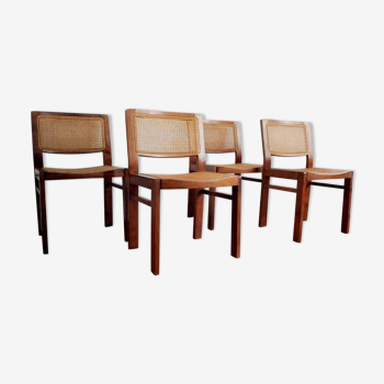 Suite de 4 chaises Baumann