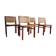 Suite of 4 Baumann chairs