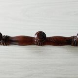 Wall-mounted coat rack with 3 hooks