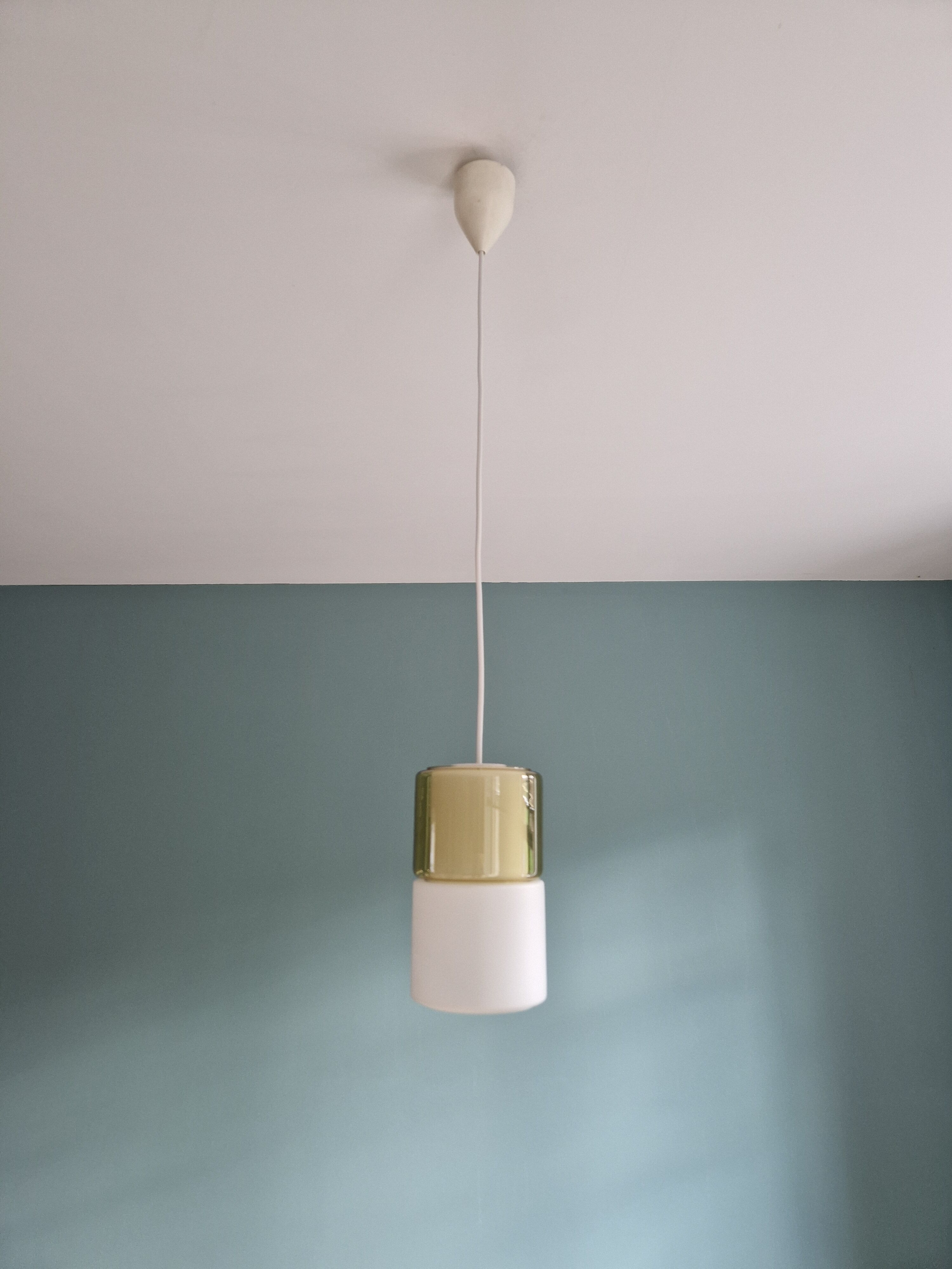 Suspension in opaline and colored glass, Peill & Putzler, 60s