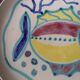 Enamelled ceramic plate with fish decoration - Gérard Hofmann - Vallauris - 1950s