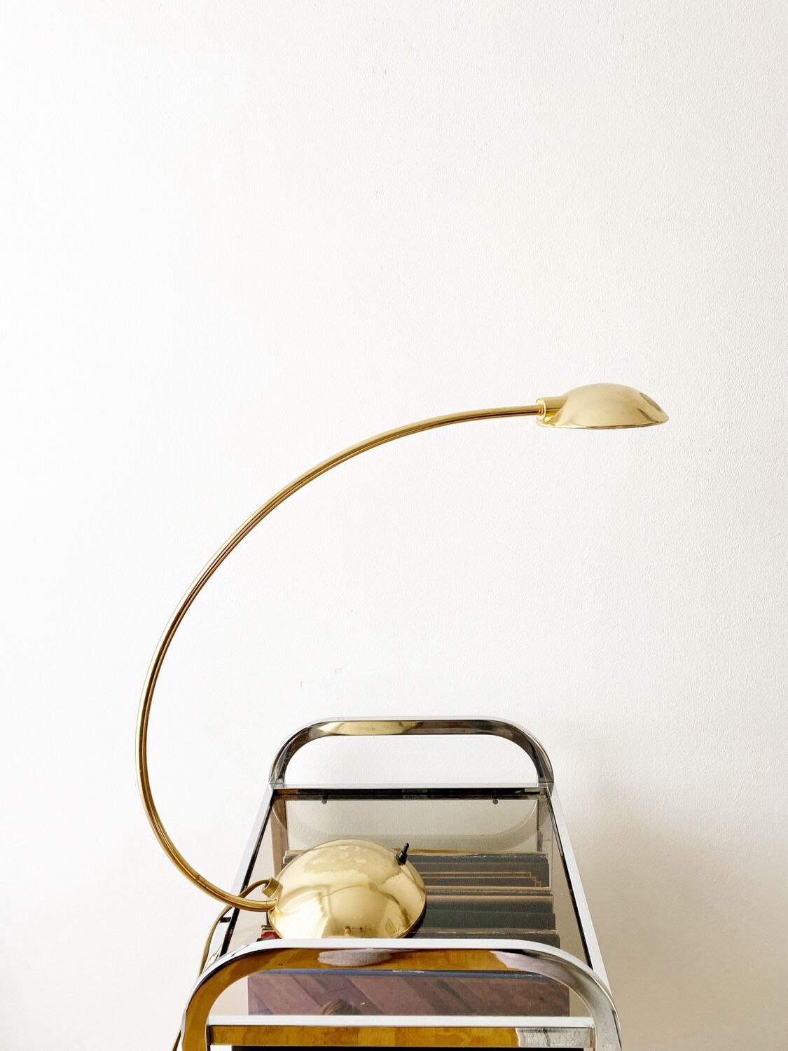 Vintage golden lamp
