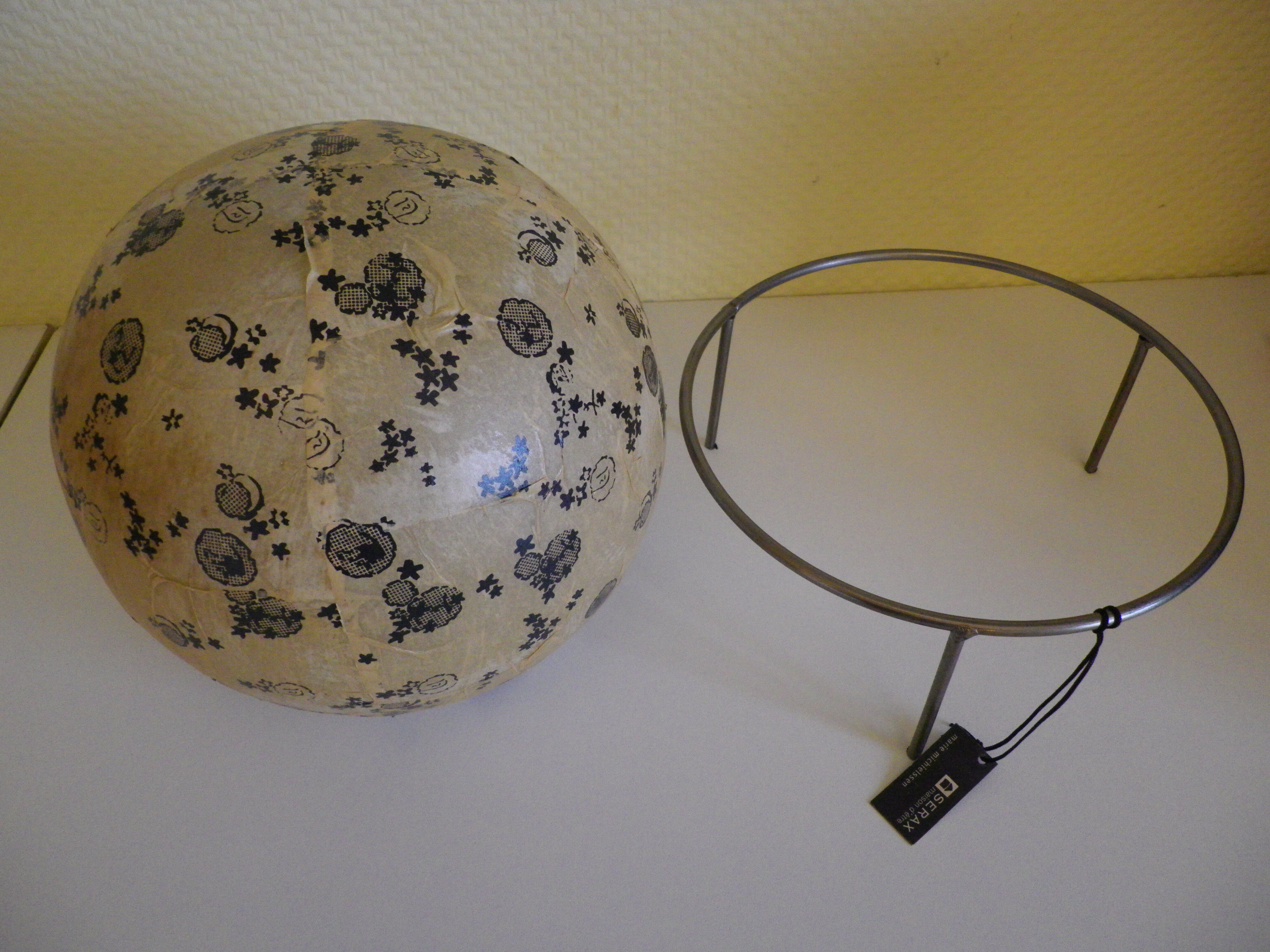 Glass photophore on tripod, Serax brand "House of Being", Marie Michielssen