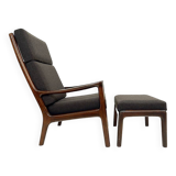 Ole Wanscher Senator Hijack Lounge Chair and Ottoman by Cado