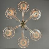Venetian chandelier in murano glass by seguso circa 1950