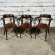 Lot de 3 fauteuils de bistrot
