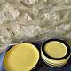 Villeroy & Boch dessert service. Vintage yellow and black plates + dish