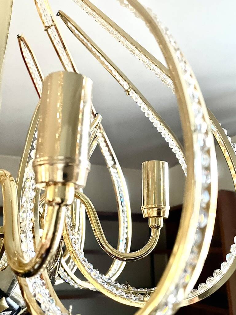 Italian crystal lustre, 1990