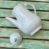 White porcelain coffee pot