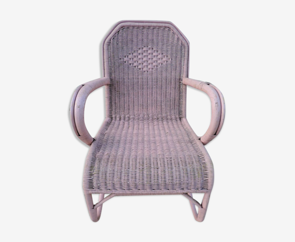 Fauteuil en rotin 1930