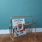 Gilded metal magazine door