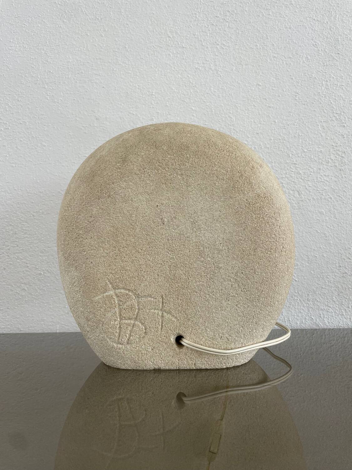 Arsène Galisson stone lamp