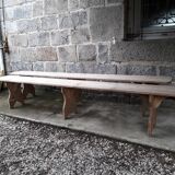 Pair of rustic benches 265 cm