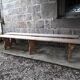 Paire de bancs rustiques 265 cm