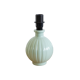 Pied de lampe, ancienne bouteille en verre peint