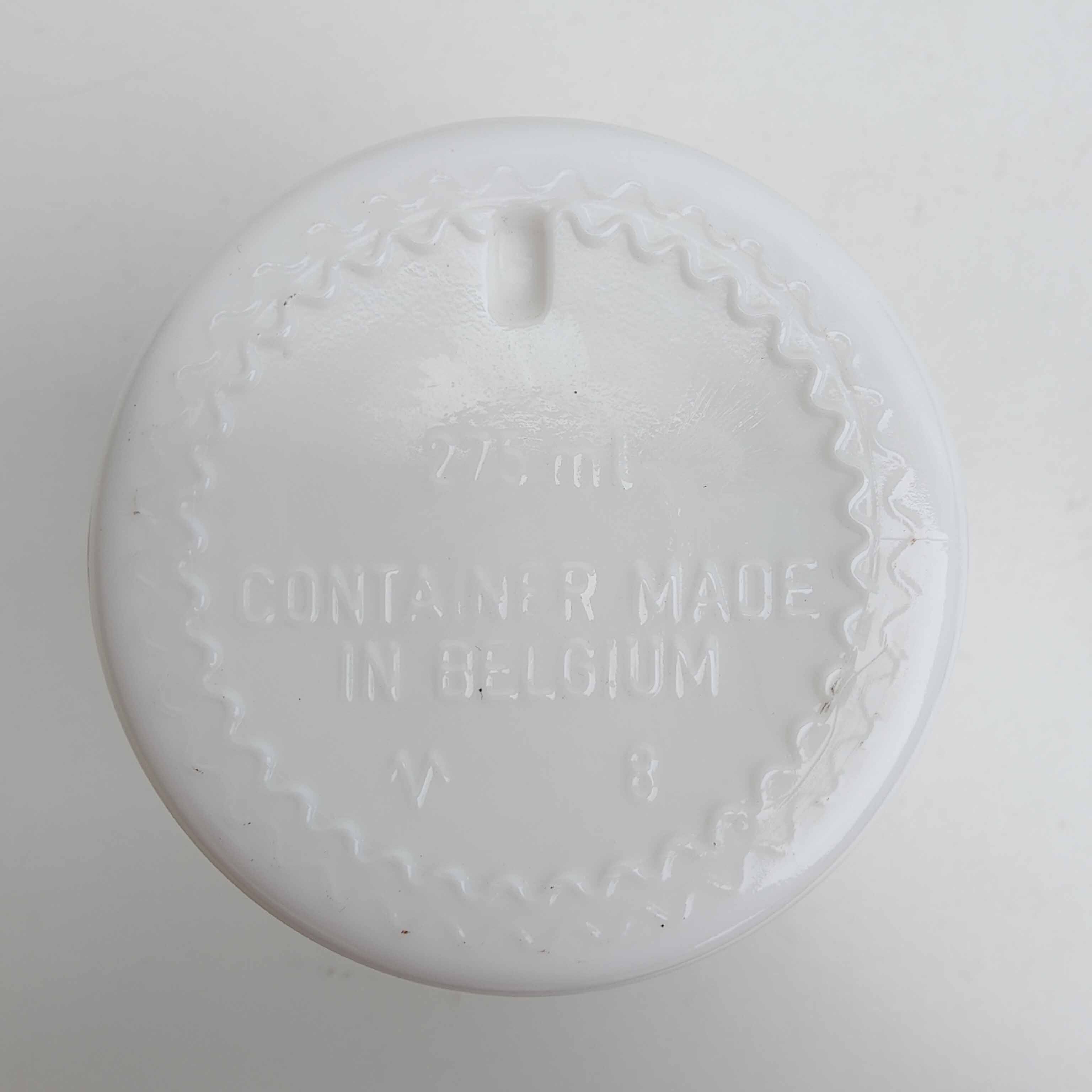 mustard pot Mobil orange