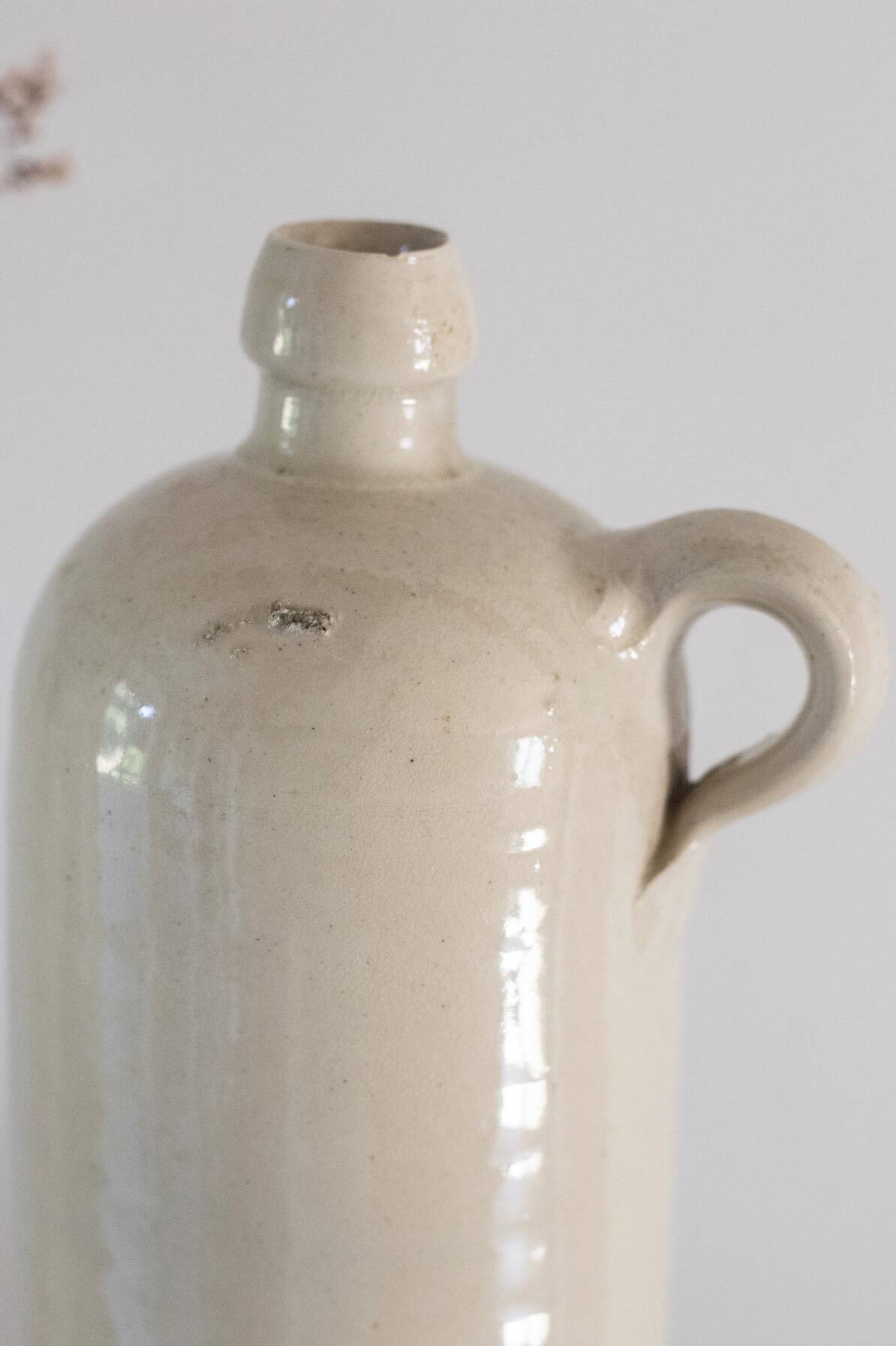 Vintage stoneware bottle Pont des Vernes