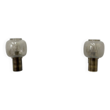Limburg Glashutte wall lamps , 1970s