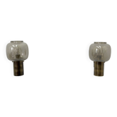 Limburg Glashutte wall lamps , 1970s