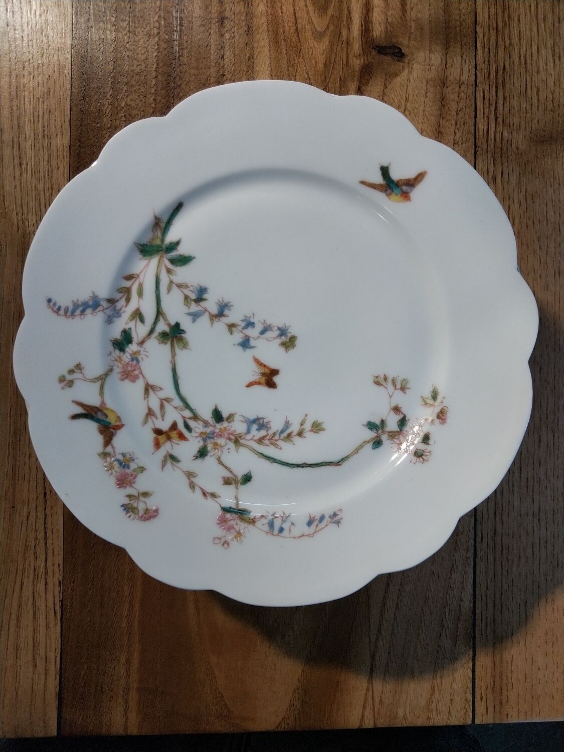 6 Art Nouveau flat plates