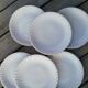 Lot of flat plates white porcelain
