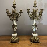 Pair of Louis XVI style candlesticks
