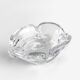 Ashtray empty-pockets organic shape Cristallerie Lorraine