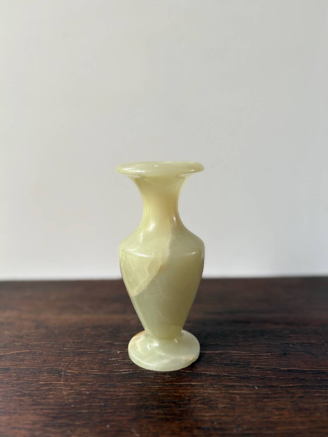 Vintage onyx natural stone vase