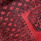 Antique Afghan Ersari handmade rug 118 cm x 196 cm 1920s