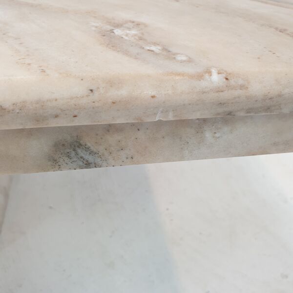 Table basse en marbre italien, années 1980