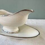 5 pièces d’un service en porcelaine Jules Vieillard XIXème