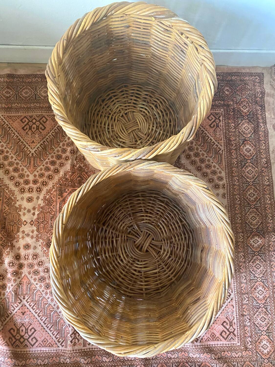 Large XXL rattan planters