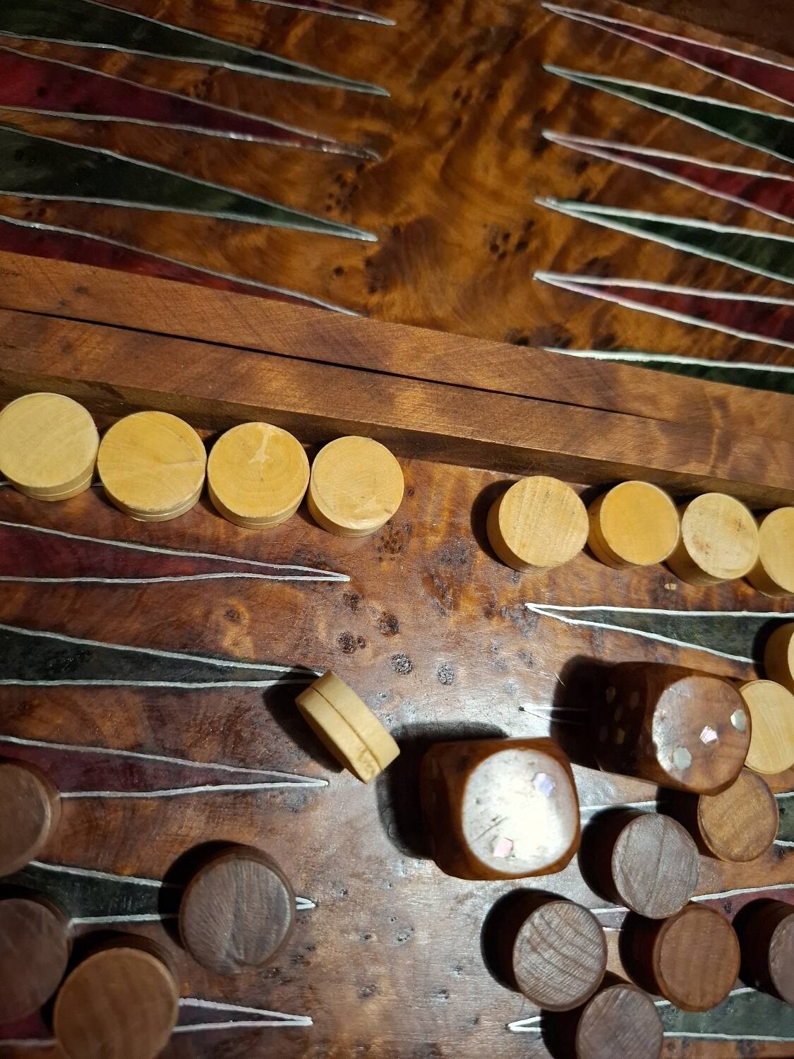 Handcrafted Backgammon set
